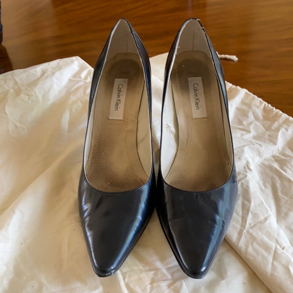 Calvin Klein Navy Blue Heels